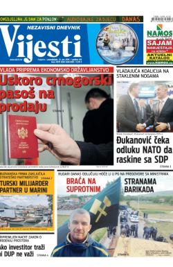 Vijesti - broj 6191, 22. jun 2015.
