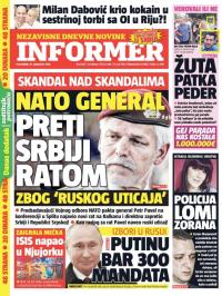 Informer - broj 1337, 19. sep 2016.