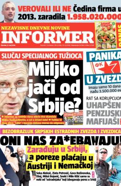 Informer - broj 610, 8. maj 2014.