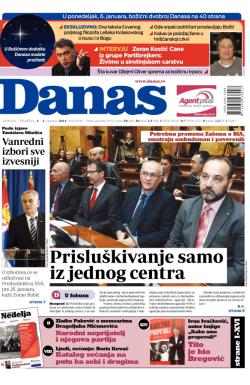 Danas - broj 5941-5942, 4. jan 2014.