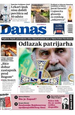 Danas - broj 8454-8455, 21. nov 2020.
