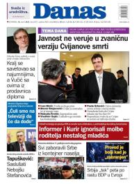 Danas - broj 8571, 18. mar 2021.