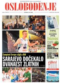 Oslobođenje - broj 24.686, 18. avg 2015.