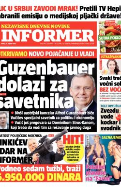 Informer - broj 395, 21. avg 2013.