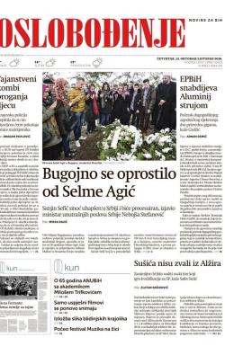 Oslobođenje - broj 25103, 13. okt 2016.