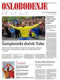 Oslobođenje - broj 26169, 5. okt 2019.