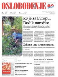 Oslobođenje - broj 27354, 20. jul 2023.