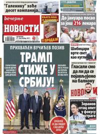 Večernje novosti - broj 2736, 21. sep 2017.