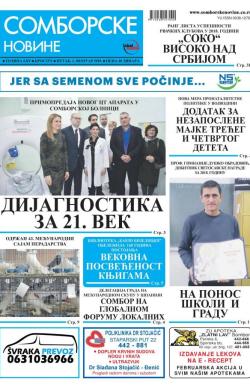 Somborske novine - broj 3371, 1. feb 2019.