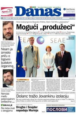 Danas - broj 5665, 3. apr 2013.