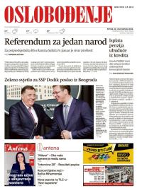Oslobođenje - broj 25.014, 15. jul 2016.