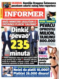 Informer - broj 704, 26. avg 2014.