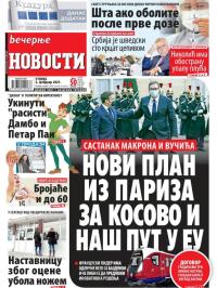 Večernje novosti - broj 3853, 2. feb 2021.