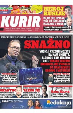 Kurir - broj 3624, 25. mar 2024.