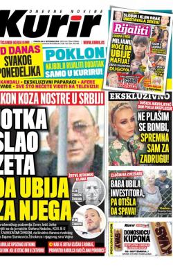 Kurir - broj 1643, 3. sep 2018.