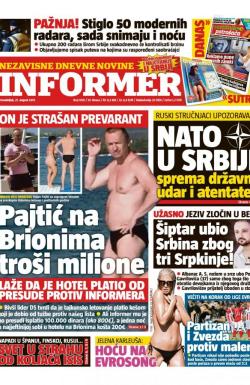 Informer - broj 1619, 21. avg 2017.