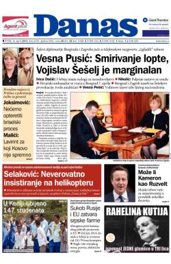 Danas - broj 6395, 3. apr 2015.