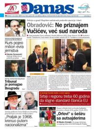 Danas - broj 7368, 1. dec 2017.