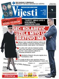 Vijesti - broj 5744, 26. mar 2014.