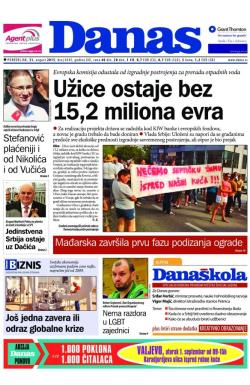 Danas - broj 6545, 31. avg 2015.
