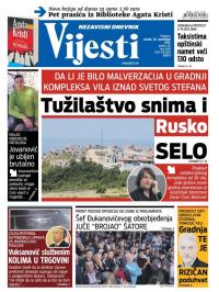 Vijesti - broj 6290, 29. sep 2015.