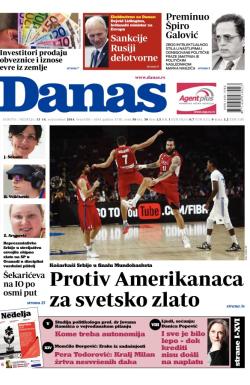 Danas - broj 6193-6194, 13. sep 2014.