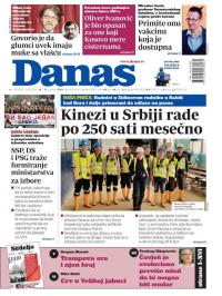 Danas - broj 8510-8511, 16. jan 2021.