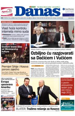 Danas - broj 5736, 13. jun 2013.