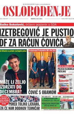 Oslobođenje - broj 24.729, 30. sep 2015.