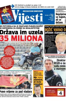Vijesti - broj 6313, 22. okt 2015.