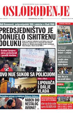 Oslobođenje - broj 24.160, 10. mar 2014.