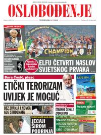 Oslobođenje - broj 24.286, 14. jul 2014.