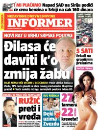 Informer - broj 405, 2. sep 2013.