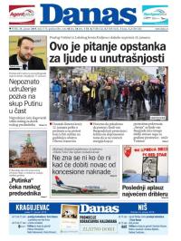 Danas - broj 7774, 11. jan 2019.
