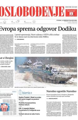 Oslobođenje - broj 26911, 8. feb 2022.