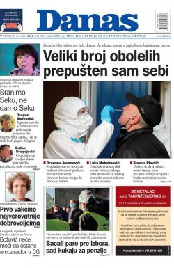 Danas - broj 8464, 1. dec 2020.