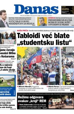 Danas - broj 10068, 14. nov 2025.