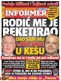 Informer CG - broj 1073, 9. nov 2015.