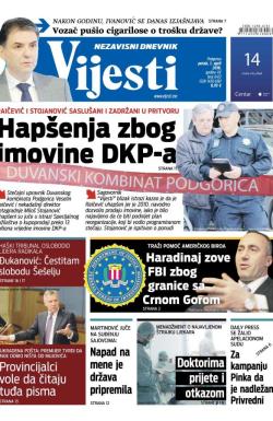 Vijesti - broj 6472, 1. apr 2016.