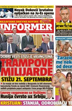 Informer - broj 2547, 7. sep 2020.