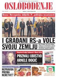 Oslobođenje - broj 24.883, 2. mar 2016.