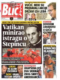 Blic - broj 7330, 12. jul 2017.