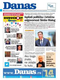 Danas - broj 6828, 9. jun 2016.
