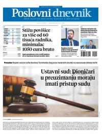 Poslovni Dnevnik - broj 5454, 27. okt 2025.