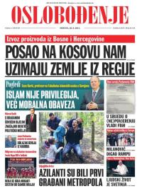 Oslobođenje - broj 24.725, 26. sep 2015.