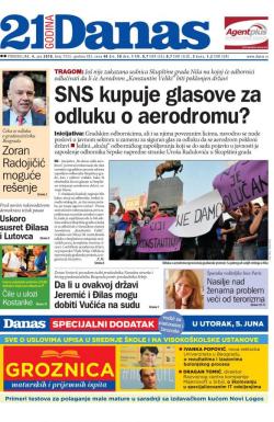 Danas - broj 7553, 4. jun 2018.
