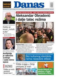 Danas - broj 8393, 21. sep 2020.