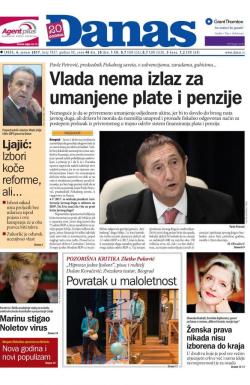 Danas - broj 7037, 4. jan 2017.