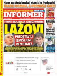 Informer CG - broj 1022, 10. sep 2015.