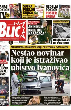 Blic - broj 7661, 15. jun 2018.